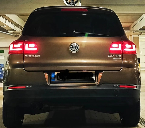 Volkswagen Tiguan cena 45500 przebieg: 274810, rok produkcji 2013 z Kolno małe 137